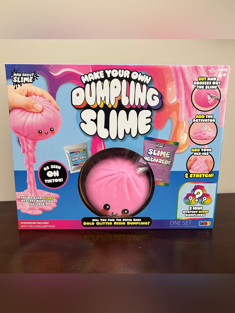 RMS Make Your Own Dumpling Slime Kit Mystery DIY Squishy Viral New In Box